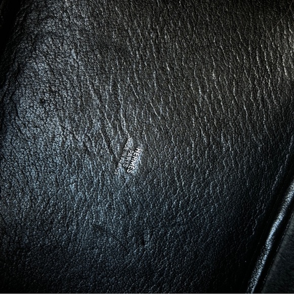 RARE🖤Hermes🖤Black Dalmatian Buffalo Leather Picotin 18 PM Bag - Picture 15 of 15